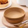 100pcs Round Shape Disposable Paper Eco-Friendly Airfryer Baking Papers Air Fryer Paper  Grilling