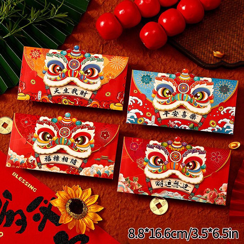 

Horse Year Red Envelope Creative Spring Festival Blessing Hongbao Red Envelope Lucky Money Bags Chinese Latest Year Supplies