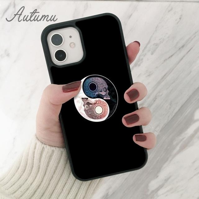 Taiji Yin Yang Handyhülle für iPhone 11 12 13 14 Pro Max mini X XR XS SE 2020 5 6S 7 8 Plus Samsung Galaxy S21 S22 Hülle