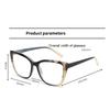 Fashion Cat-Eye Blue Light Blocking Reading Glasses Women's INS Style Large Frame Comfortable Spring Temples Presbyopia Glasses