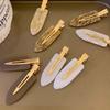 Gold Metal Duckbill Hairpin No Crease Alligator Clip Fashion No Crease Hair Clip Daily Wear