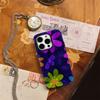 Neon Painted Daisies Phone Case for IPhone 17AIR 16E 16 15 14 13 12 11 17 Pro Max Plus Double-layer Back Cover
