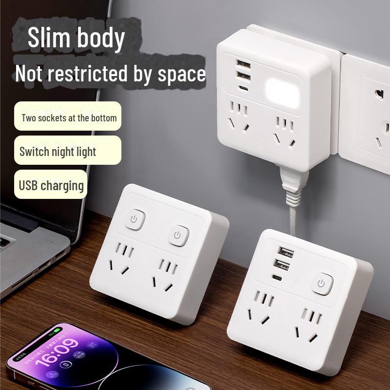 

Багатопортовий USB-перехідник для настінної розетки Normal