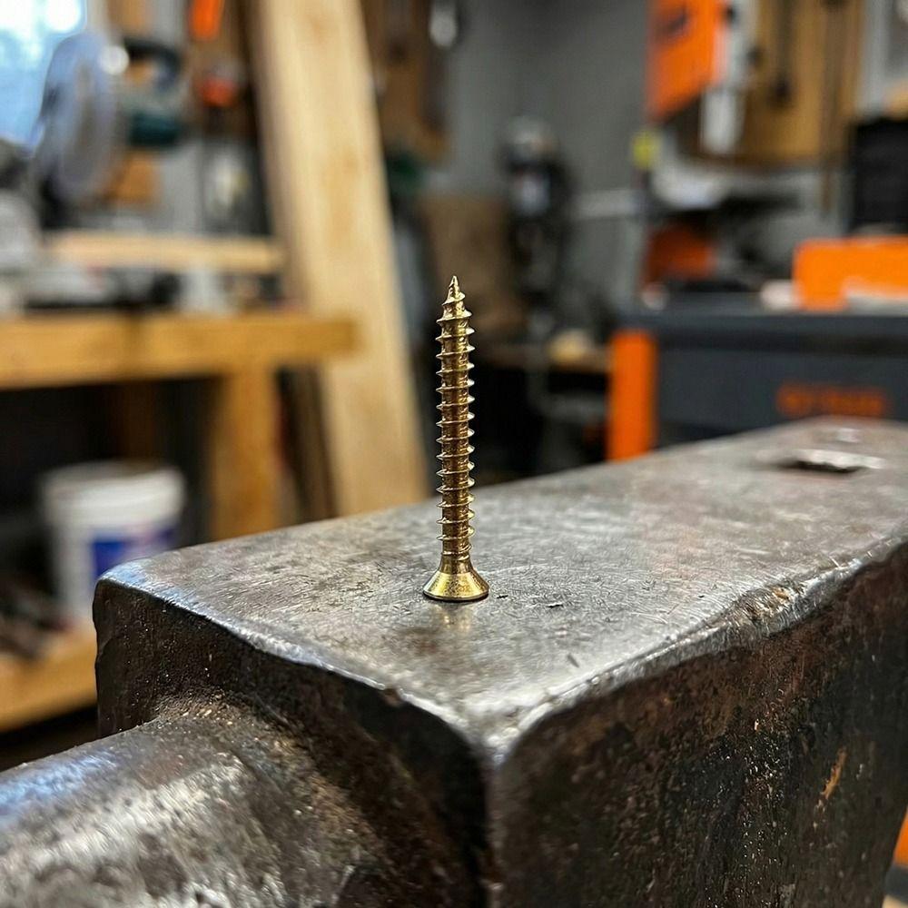 Wood Screw Deck Screws M 3.5 Flooring Nails Boxed Self-Drilling Wood Screws  Exterior Use