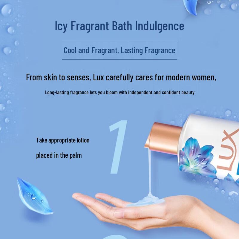 Lux Sparkling Ice Cool Duschgel Familienpackung