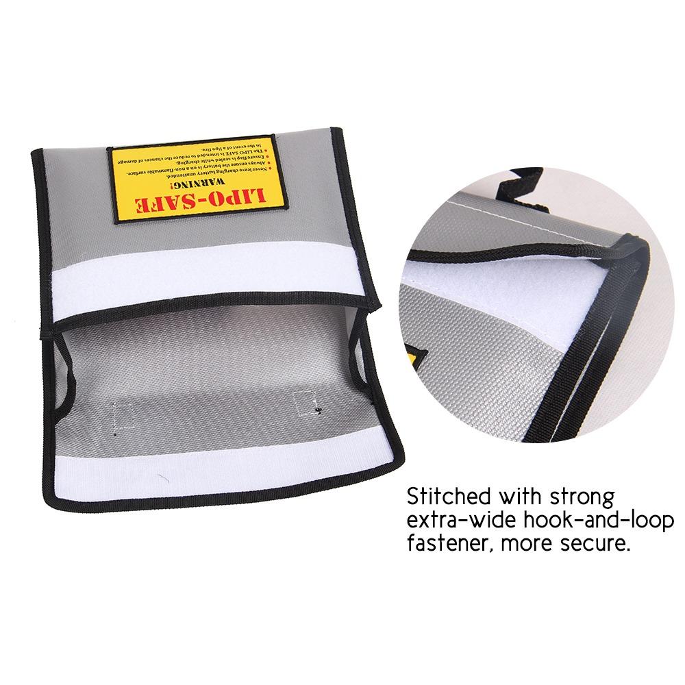 Silicone Coated Safe Bag Liquid Silicone Rubber Battery Storage Pouch Heat Resistant Sack Home Use