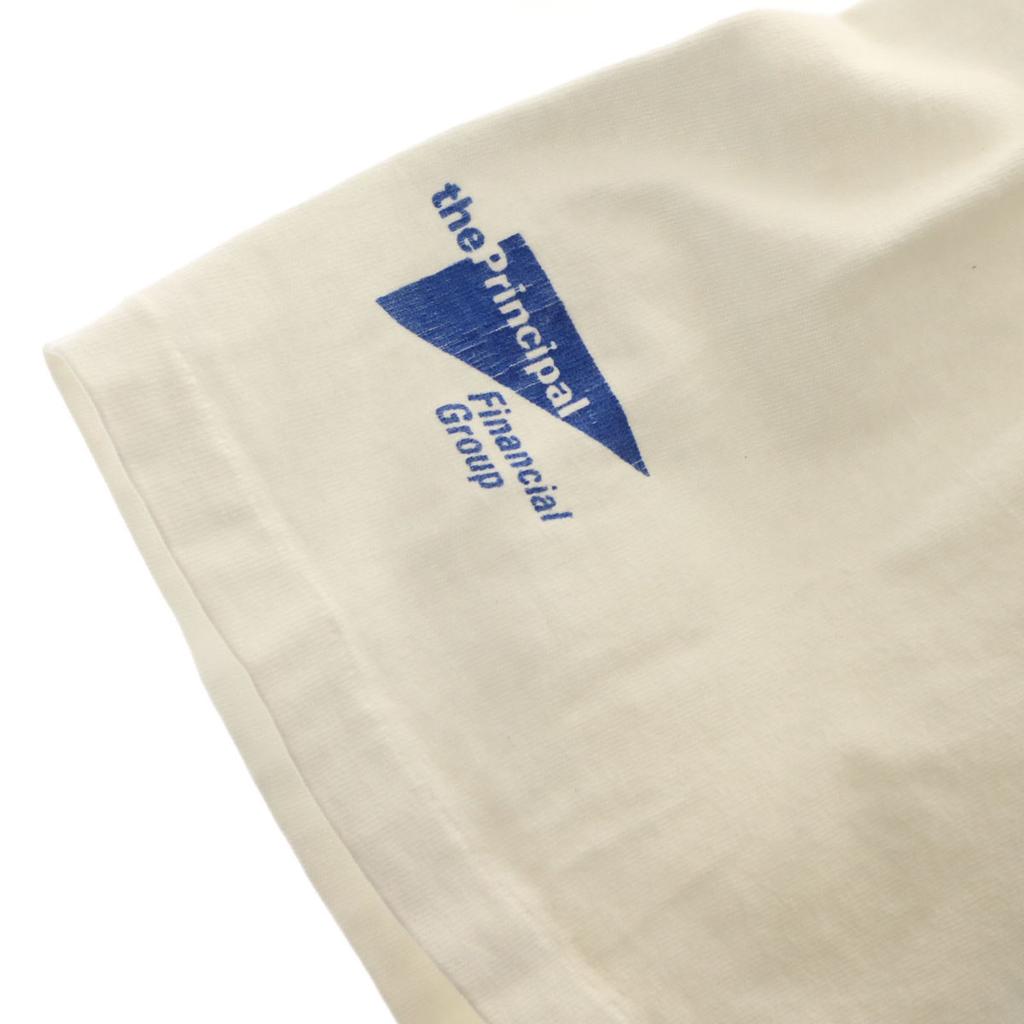 Hanes 90s Made in USA Old Message Print Short sleeve T-shirt Men's Used