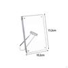 2x Acrylic Photo Picture Frame Artwork Modern Tabletop Display Holder