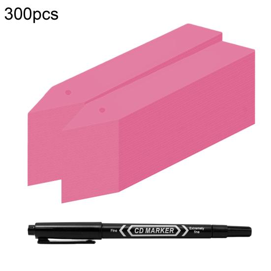 Plastic Plant Tags Reusable Plant Marker Pen Labels with Plant Name Tags Planter Label Stakes