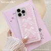 New Large Hole IMD Fresh Bow Suitable for Apple 16 Mobile Phone Case 15PROMAX Protective Case Korean 14Pro