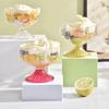 Acryl-Eisbecher Einfach Dick Transparent Langlebig Dessertschale Haushalt Küche Kinder-Eisbecher Milchshakebecher