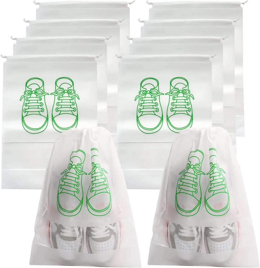 5/10PCS Shoes Storage Organizer Bags Non-Woven Shoe Dust Bags Portable Travel Shoe Bag Shoes Storage Packing Pouch Organizers