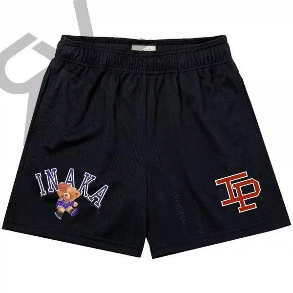 American Trendy Mesh Sports Shorts: Unisex Knee-Length for Running, Training, Basketball