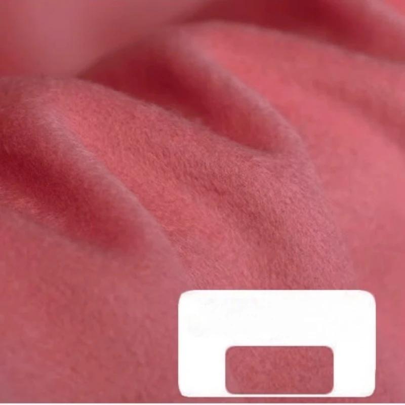 2025 Autumn and Winter New All-Australian Wool Single-sided Cashmere Fabric High-end Custom Short Wool Coat Wool Fabric