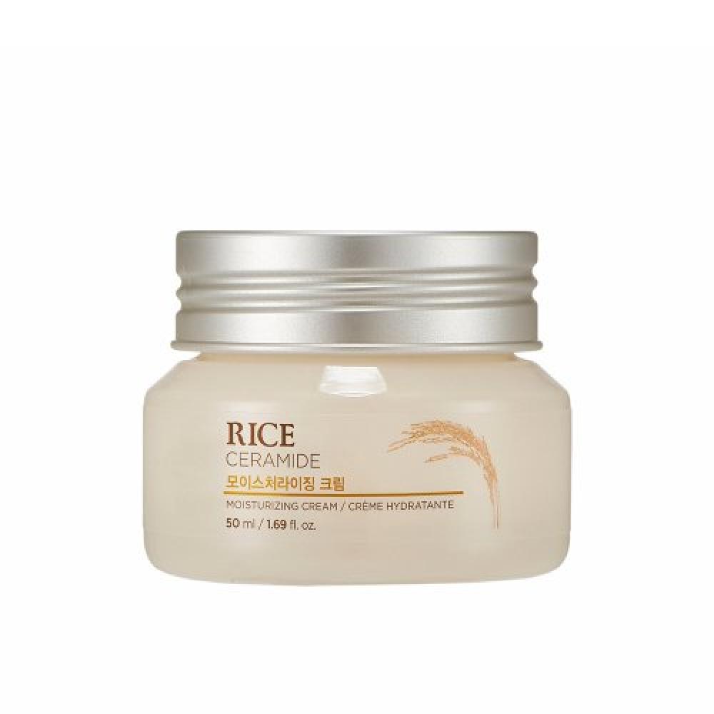 The Face Shop Moisturizing Cream Rice Ceramide 50ml FREE