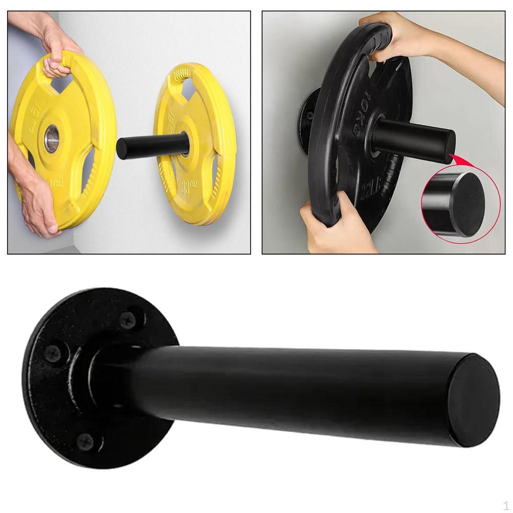 Weight Storage Wall Rack Barbell Metal Accessories Slice Support Organizer Heavy