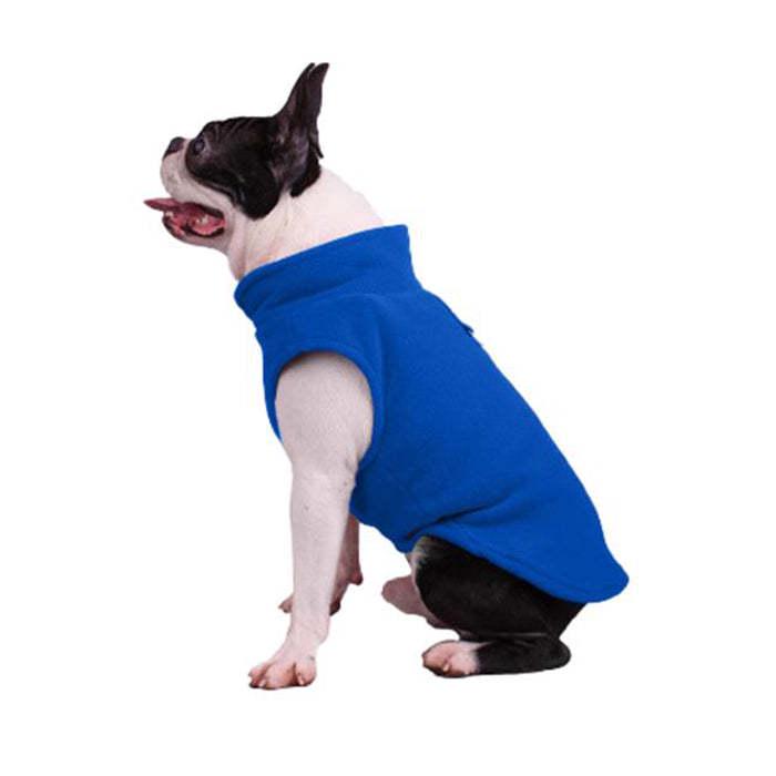 

Dog Fleece Sweatshirt - Cozy Pet Clothing Small королевский синий