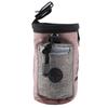 Portable Cotton Linen Pet Dog Detachable Feed Pocket with Adjustable Waistband