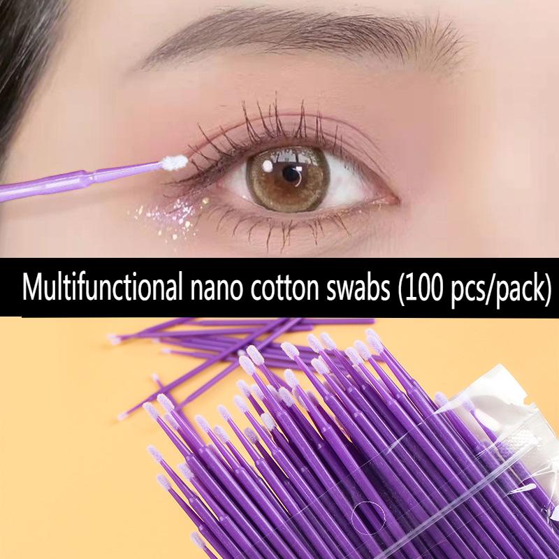 YS00136--100pcs Durable Disposable Micro Brush Eyelash Extension Eye Lash Glue Applicators Cleaning Swab Sticks Makeup Tools