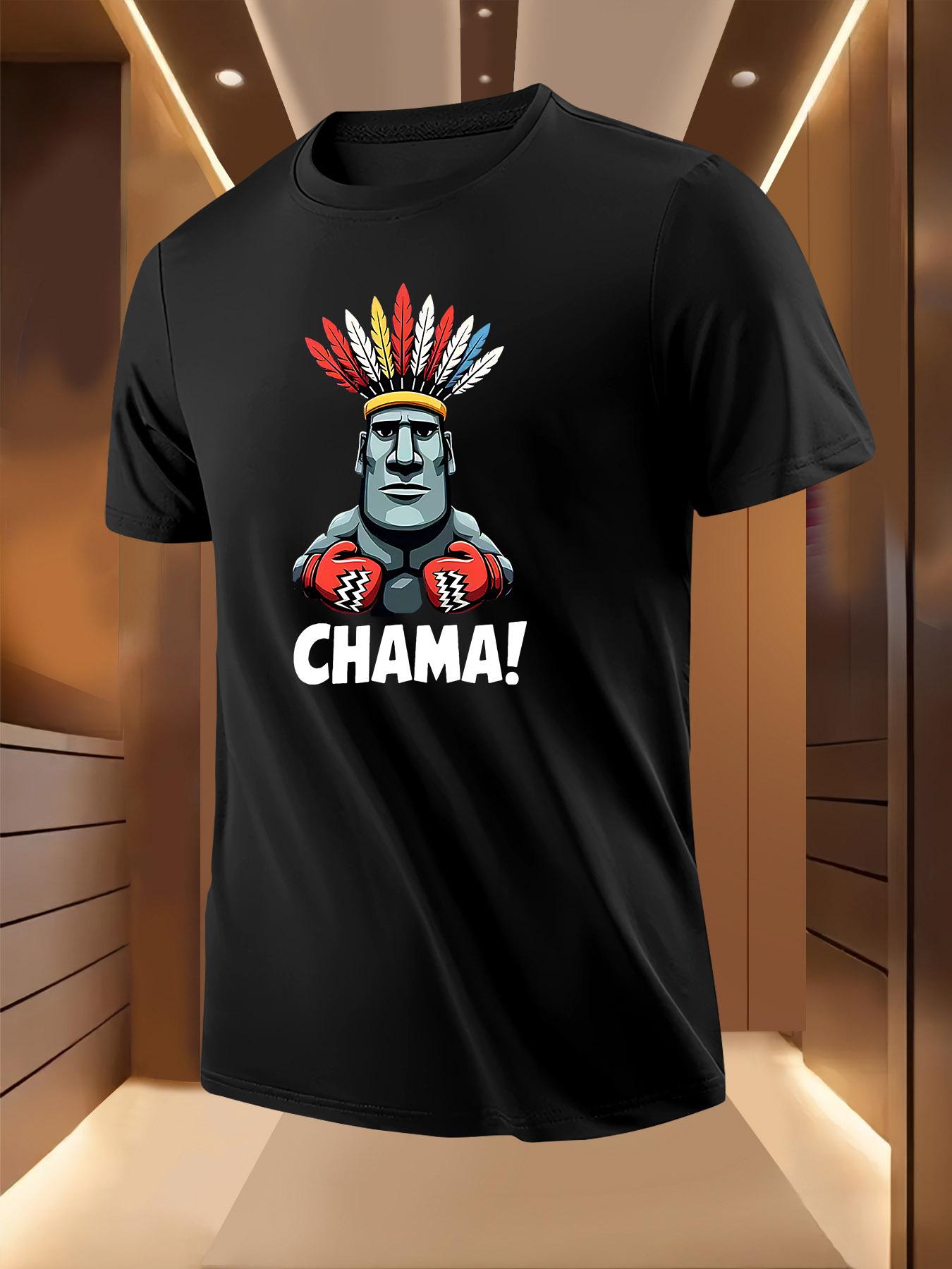 Boxing Moai Print - Breathable Lightweight Polyester T-shirt XXL