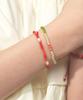 Bonbeau Water Pearl Flower Charm Beads Bracelet Freshwater Pearl Mini Smile Flower Charm Beads Bracelet