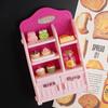 Play House Toy Simulation Dining Rack Refrigerator Sticker Mini Supermarket Doll House Miniature Scene Model Small Ornament Shelf