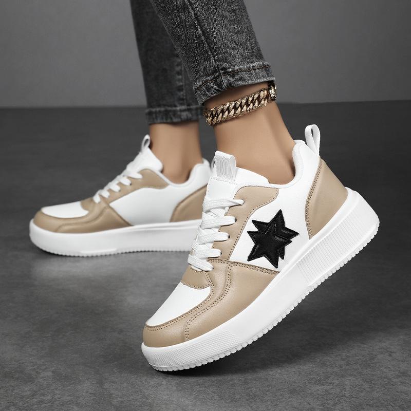 Spring new platform women's star board shoes student versatile casual shoes large size women's shoes