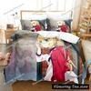 Anime Akai Haato Bedding Set Duvet Cover Bed Set Quilt Cover Pillowcase Comforter King Queen Size Boys Adult Bedding Set029
