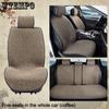 Cojín para Asiento de Coche Material de Lino Cuatro Estaciones General Motors Cojín de Asiento Cubierta de Asiento de Coche de 5 plazas Transpirable Antideslizante Cojín de Asiento de Coche de Invierno