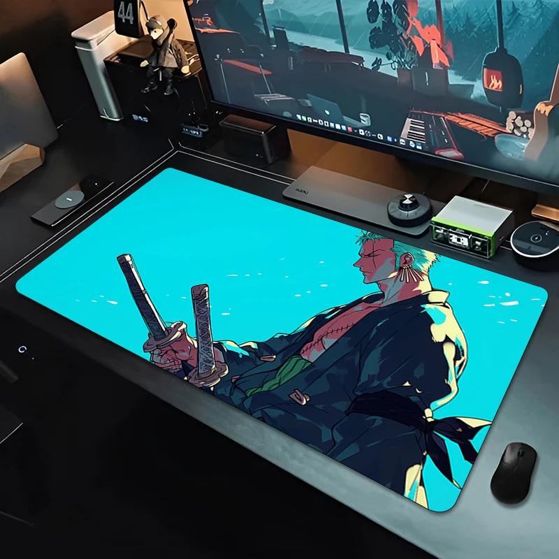 Anime Large Mouse Pad One Piece Gaming Desk Mat Non-Slip Rubber Keyboard Pad Office Laptop Computer Mousepad Gift