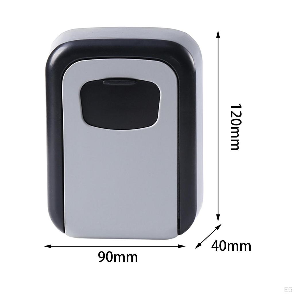 Box Key Cabinet Organizer Indoor Outdoor Wall Mounted Password Case Portable Storage for