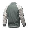 Empty Version Baseball Uniform Spring and Autumn Men's Color-blocking Thin Jacket Trendy Large-size Casual Jacket Flying Suit Men