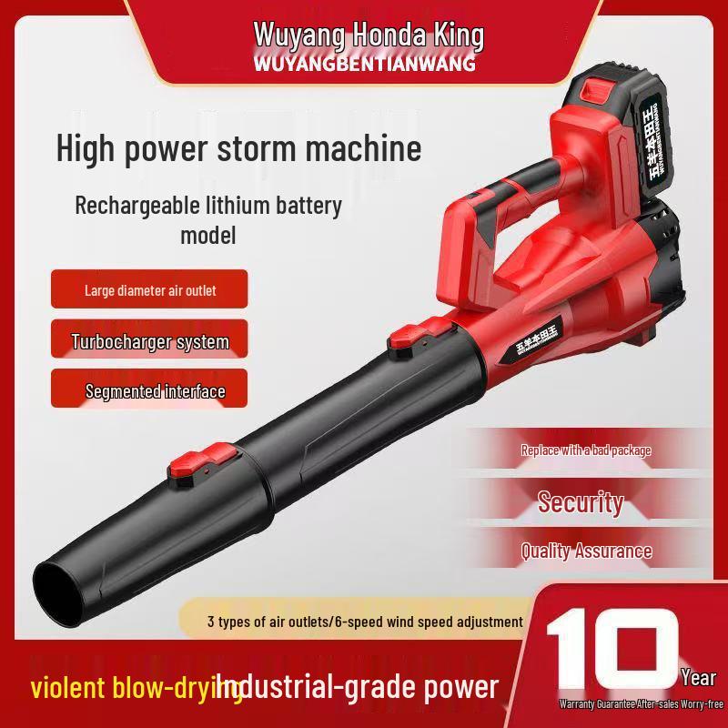 Kabelloser Hochleistungs-Akku-Haar- und Staubtrockner mit Lithium-Akku