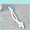 Tile Bathroom Grout Brush With Dual Head For Efficient Cleaning Maintenance Home