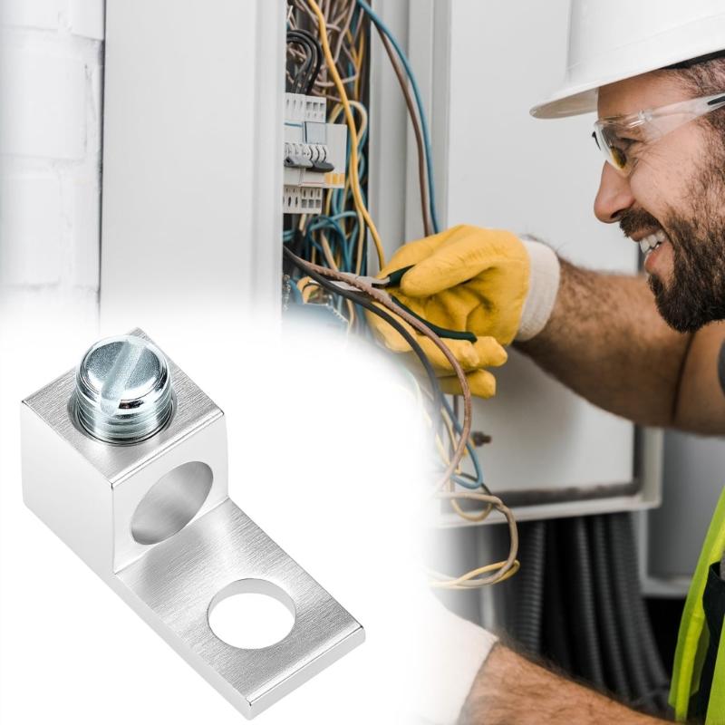 Fast Installation Terminals Blocks High Conductivity Aluminum Grounding Terminals Lug for Circuits breaker Connection