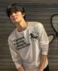 Eontaiteulseoul Unicorn Henley Neck Long Sleeve Ivory
