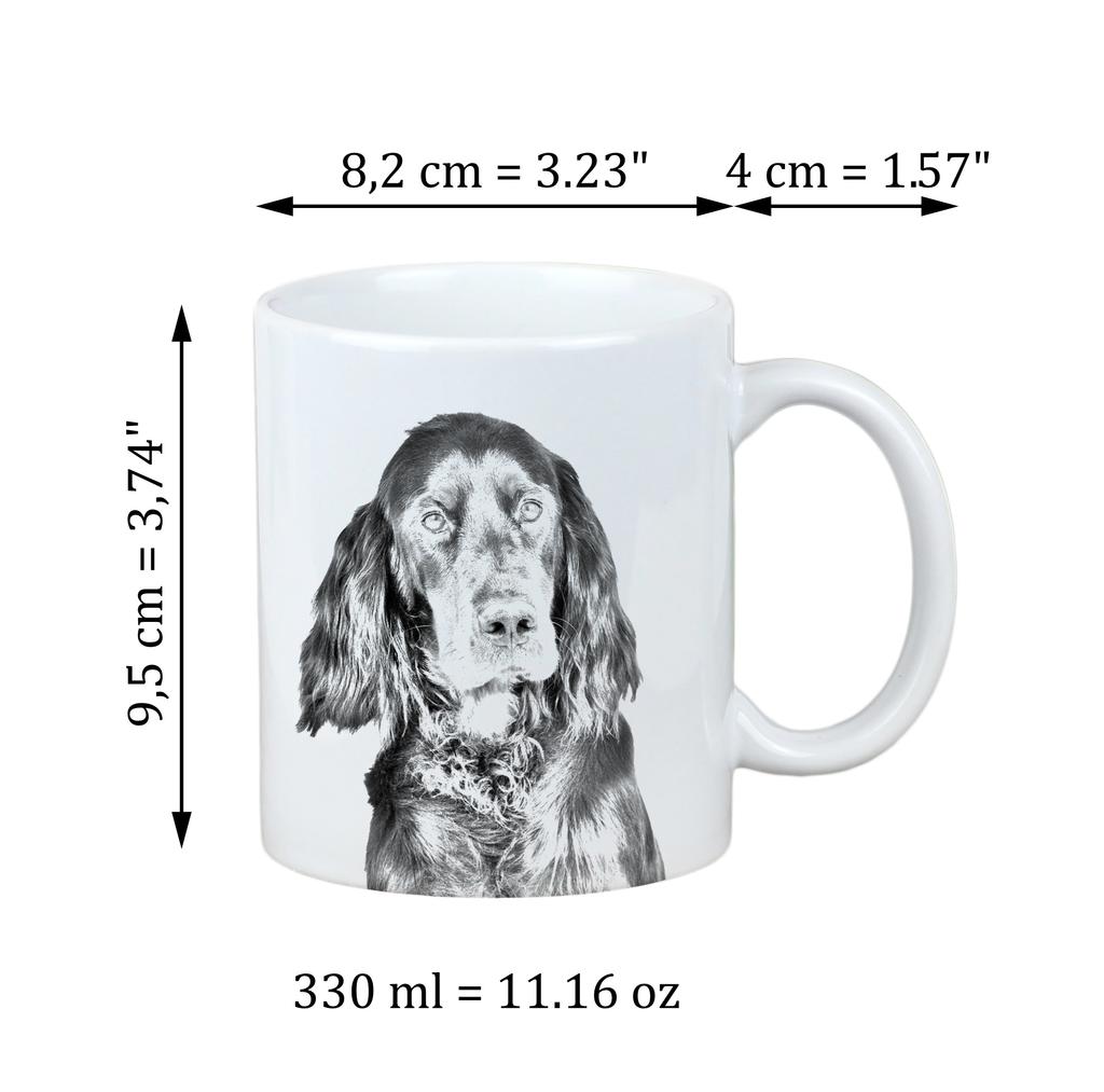 Gordon Setter - Cup with a Dog, Cute Cup with Graphics, a Gift with Your Photo from the Art-Dog Brand