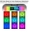Výplňové světlo VL49RGB Přenosná multifunkční tříhlavá studená bota Plně barevná osvětlovací lampa