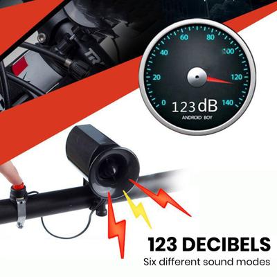 Ultra-loud Electronic Bicycle Bell Waterproof Compact Size Universal Simple Installation Alarm Bell Bike Horn Accessory