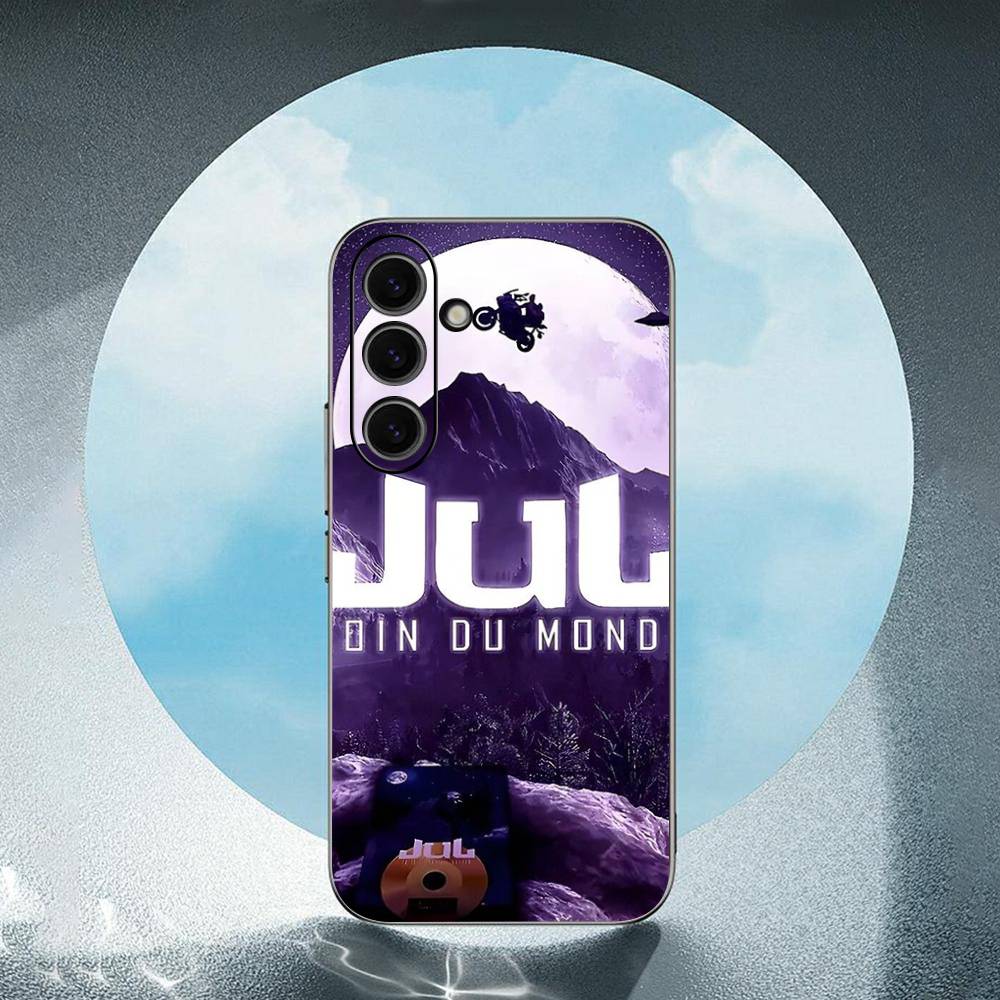 J-JuL-L Luxury Black Phone Case For Samsung Galaxy S23 S24 S25 Ultra S22 Plus S21