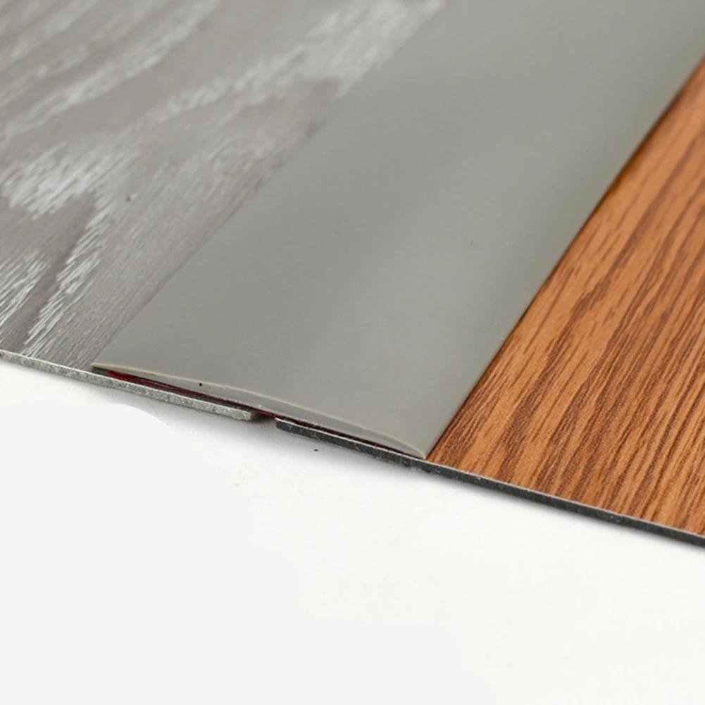 

1PC 3m/118.11inch Floor Transition Strip Floor Cover Strips Flooring Transitions Laminate Floor Strip Vinyl Floor Flat Divider сірий колір