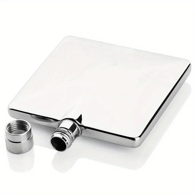 1ks 100ml / 4Oz plochá placatka na vodku nerezová ocel přenosná kempingová placatka láhev na likér whisky dárek pro muže