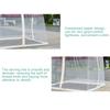 300x230cm Umbrella Cover Mosquito Netting Screen for Patio Table Umbrella Garden Deck Furniture Zippered Mesh Enclosure Cover