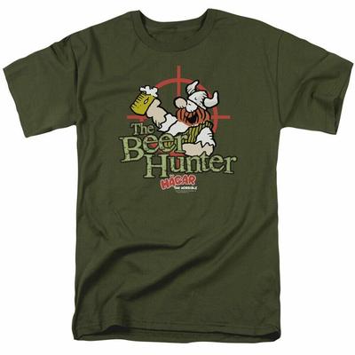 26 Hagar The Horrible Beer Hunter T Shirt Mens Licensed Comic Tee Military Green Unisex T-Shirt