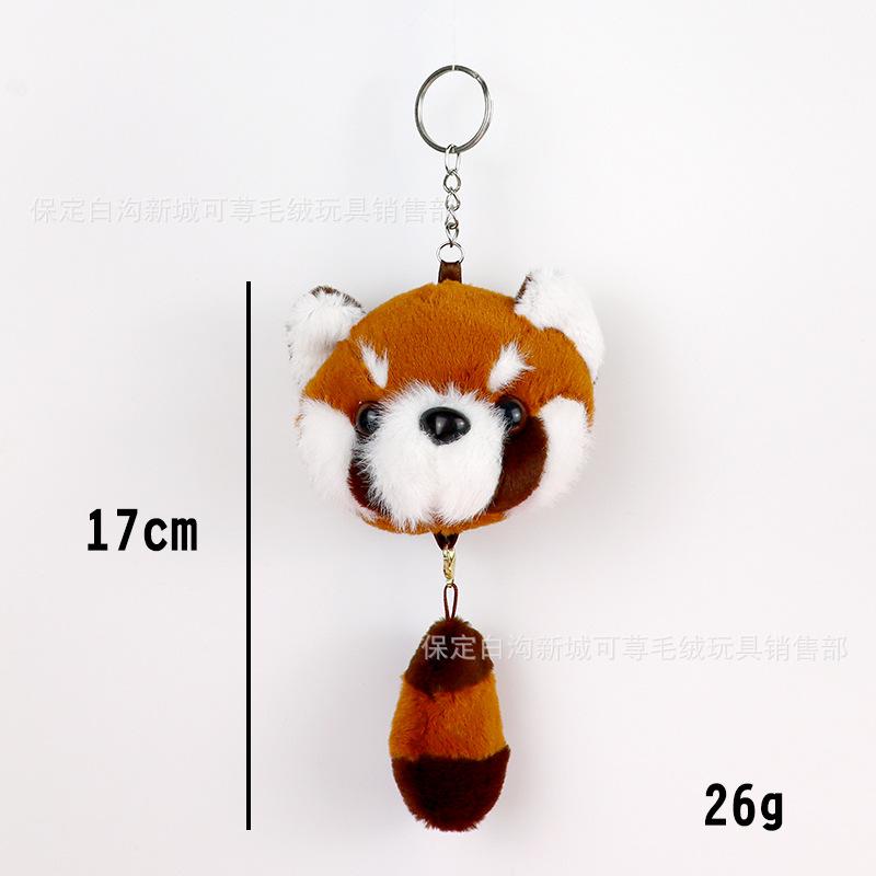 Lindo Juguete de Peluche de Gato Chirriante Llavero Creativo Dibujos Animados Colgante de Bolso Muñeco