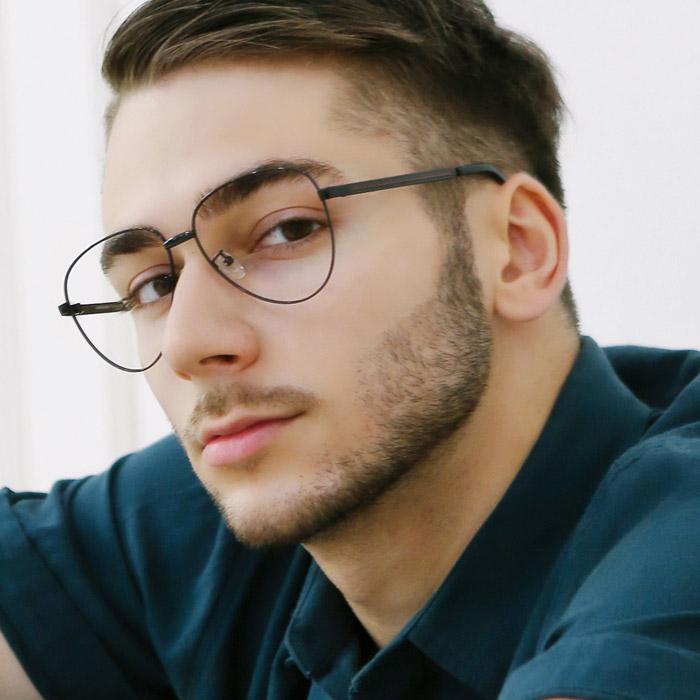 Eonadeoluteu Aviator Retro Eyeglass Frames Rewind Vintage Big Size