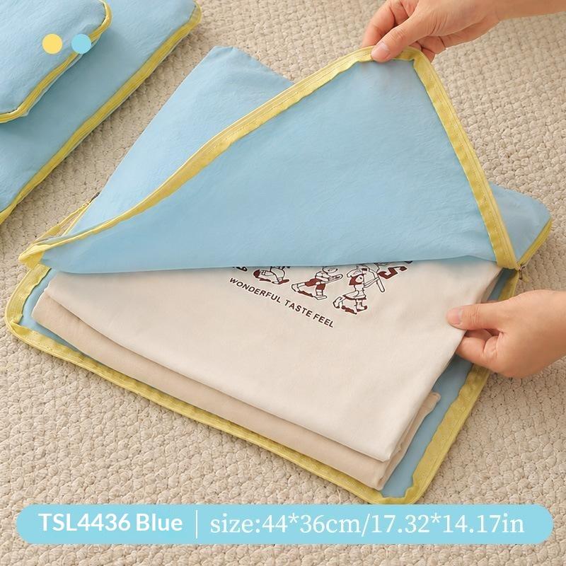 1 Pezzo Cubo Organizer Pieghevole a Compressione Impermeabile Grande Capacità Borsa per Stoccaggio Vestiti Leggero Risparmio di Spazio