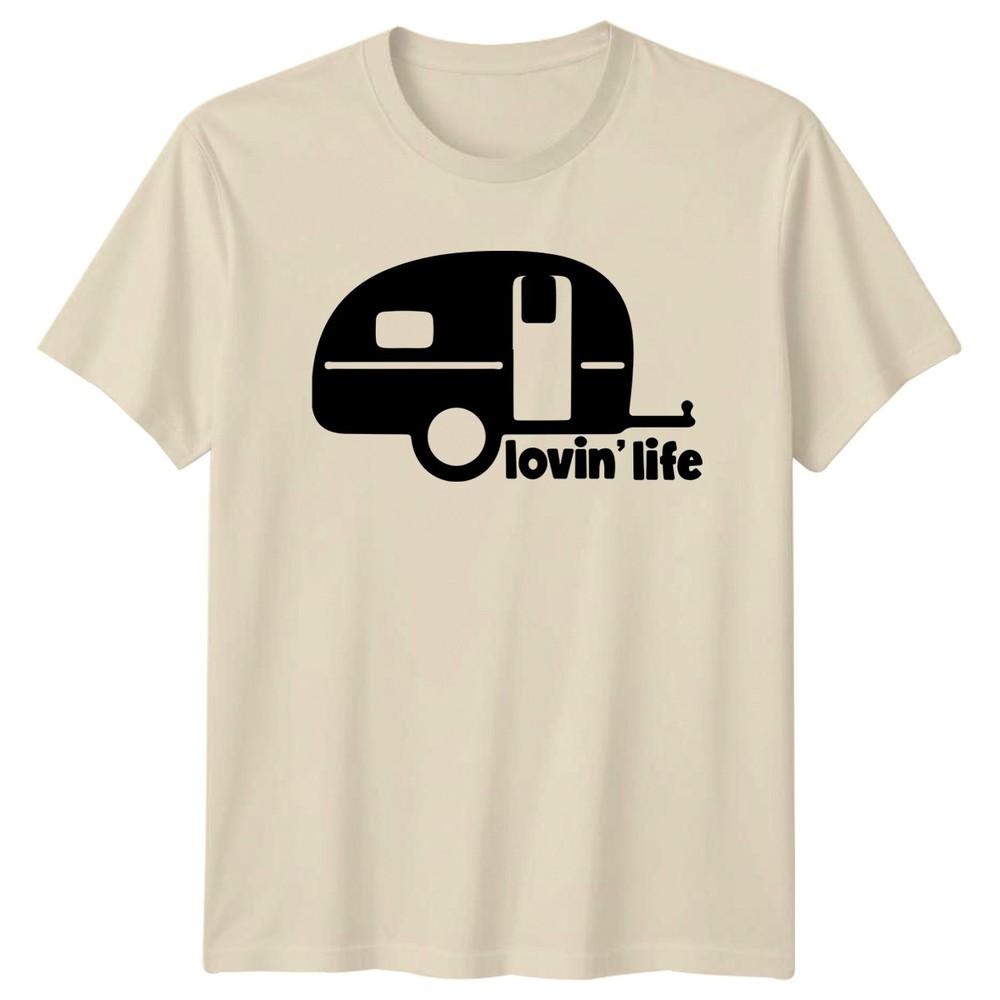 Lovin Life TShirt RV Caravan Camping Outdoor Gift For Him And Her