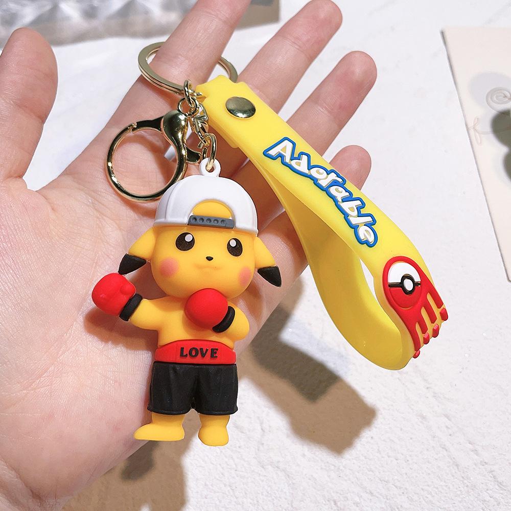85 Styles Pokémon Pocket Monster Keychain Bag Decor Pikachu Desk Ornaments Car Key Chain Accessories Small Gift Between Friends