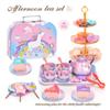 Children's Afternoon Tea Set: Dessert Stand & Playhouse Gift Box for Girls